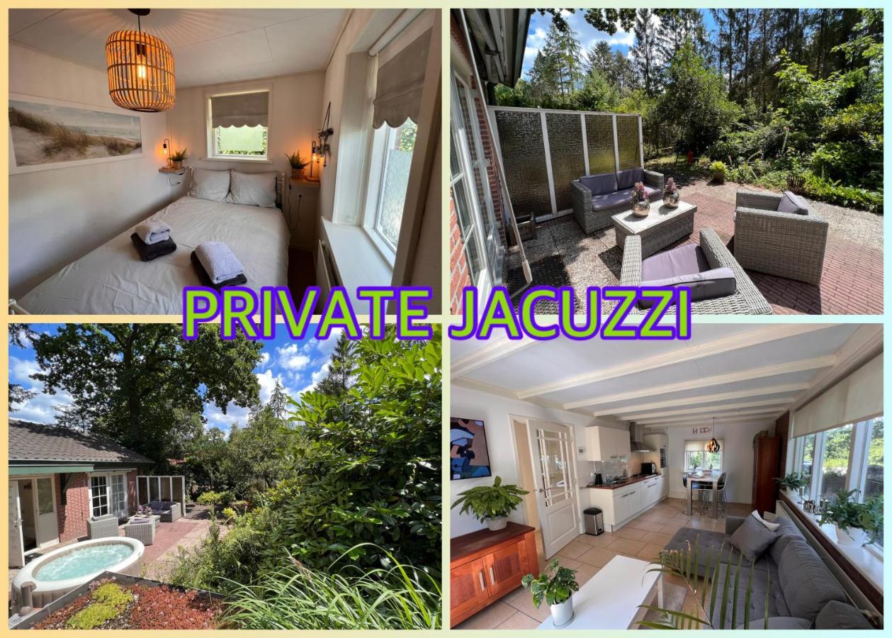 福尔特赫伊曾Free Standing Vacation House Garden, Private Jacuzzi, Veluwe Woods公寓 外观 照片